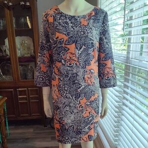 Elegant Floral Print Dress